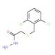 2-[(2,6-Dichlorobenzyl)thio]acetohydrazide - chemical structure image