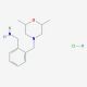 {2-[(2,6-dimethylmorpholin-4-yl)methyl]phenyl}methanamine hydrochloride (CAS 1172053-57-4) - chemical structure image