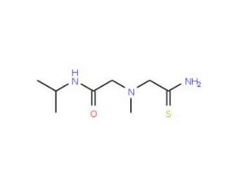 2-[(2-amino-2-thioxoethyl)(methyl)amino]-N-isopropylacetamide - chemical structure image