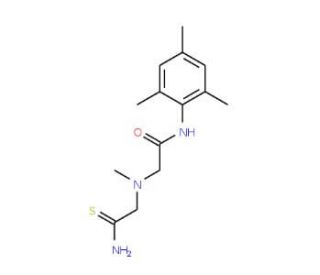 2-[(2-amino-2-thioxoethyl)(methyl)amino]-N-mesitylacetamide - chemical structure image