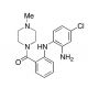 [2-[(2-Amino-4-chlorophenyl)amino]phenyl](4-methyl-1-piperazinyl)methanone (CAS 65514-71-8) - chemical structure image