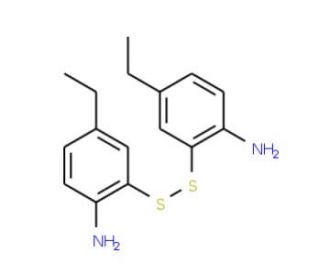 2-[(2-Amino-5-ethylphenyl)dithio]-4-ethylaniline - chemical structure image
