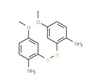 2-[(2-Amino-5-methoxyphenyl)dithio]-4-methoxyaniline - chemical structure image