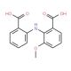 2-[(2-Carboxyphenyl)amino]-3-methoxybenzoic Acid (CAS 88377-32-6) - chemical structure image