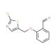 2-[(2-Chloro-1,3-thiazol-5-yl)methoxy]-benzenecarbaldehyde - chemical structure image