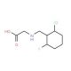2-{[(2-chloro-6-fluorophenyl)methyl]amino}acetic acid - chemical structure image