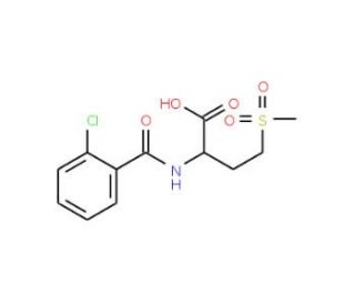2-[(2-chlorobenzoyl)amino]-4-(methylsulfonyl)butanoic acid - chemical structure image