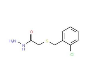 2-[(2-Chlorobenzyl)thio]acetohydrazide - chemical structure image