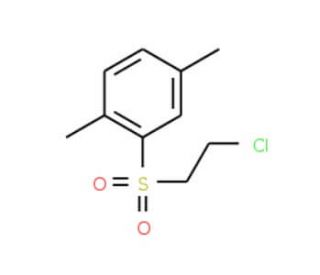 2-[(2-chloroethyl)sulfonyl]-1,4-dimethylbenzene - chemical structure image