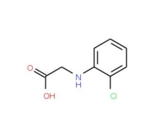 2-[(2-chlorophenyl)amino]acetic acid (CAS 86169-24-6) - chemical structure image