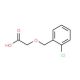 2-[(2-chlorophenyl)methoxy]acetic acid - chemical structure image