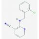2-{[(2-chlorophenyl)methyl]amino}pyridine-3-carbonitrile - chemical structure image