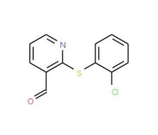 2-[(2-Chlorophenyl)sulfanyl]nicotinaldehyde - chemical structure image