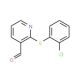 2-[(2-Chlorophenyl)sulfanyl]nicotinaldehyde - chemical structure image