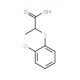 2-[(2-chlorophenyl)sulfanyl]propanoic acid - chemical structure image