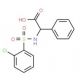 2-{[(2-Chlorophenyl)sulfonyl]amino}-2-phenylacetic acid - chemical structure image