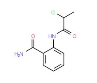 2-[(2-chloropropanoyl)amino]benzamide (CAS 129768-48-5) - chemical structure image