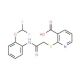 2-[(2-Difluoromethoxy-phenylcarbamoyl)-methylsulfanyl]-nicotinic acid - chemical structure image