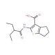 2-[(2-ethylbutanoyl)amino]-5,6-dihydro-4H-cyclopenta[b]thiophene-3-carboxylic acid - chemical structure image
