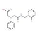 [{2-[(2-Fluorobenzyl)amino]-2-oxoethyl}(phenyl)-amino]acetic acid - chemical structure image