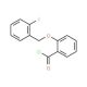 2-[(2-fluorobenzyl)oxy]benzoyl chloride - chemical structure image