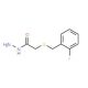 2-[(2-Fluorobenzyl)thio]acetohydrazide - chemical structure image