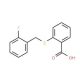 2-[(2-fluorobenzyl)thio]benzoic acid - chemical structure image