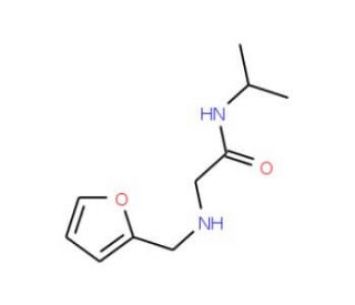 2-[(2-Furylmethyl)amino]-N-isopropylacetamide - chemical structure image