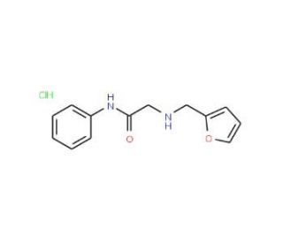 2-[(2-furylmethyl)amino]-N-phenylacetamide hydrochloride - chemical structure image