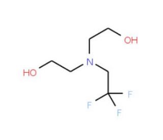 2-[(2-hydroxyethyl)(2,2,2-trifluoroethyl)amino]ethanol - chemical structure image