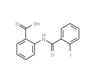 2-[(2-iodobenzene)amido]benzoic acid - chemical structure image