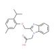 {2-[(2-Isopropyl-5-methylphenoxy)methyl]-1H-benzimidazol-1-yl}acetic acid - chemical structure image