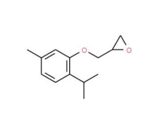 2-[(2-isopropyl-5-methylphenoxy)methyl]oxirane (CAS 49645-94-5) - chemical structure image