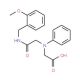 [{2-[(2-Methoxybenzyl)amino]-2-oxoethyl}(phenyl)-amino]acetic acid - chemical structure image