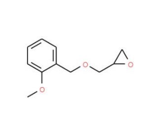 2-{[(2-methoxybenzyl)oxy]methyl}oxirane (CAS 80909-99-5) - chemical structure image