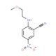 2-[(2-Methoxyethyl)amino]-5-nitrobenzonitrile - chemical structure image