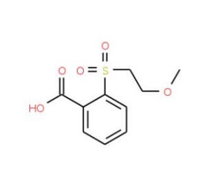 2-[(2-Methoxyethyl)sulfonyl]benzoic acid - chemical structure image