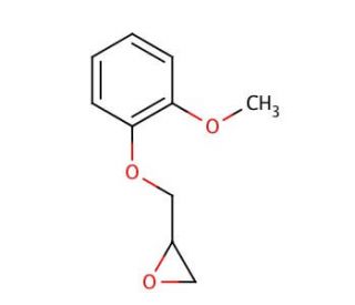 2-[(2-Methoxyphenoxy)methyl]oxirane (CAS 2210-74-4) - chemical structure image
