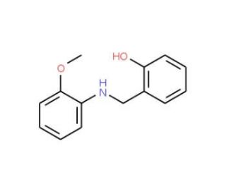 2-{[(2-methoxyphenyl)amino]methyl}phenol - chemical structure image