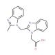{2-[(2-Methyl-1H-benzimidazol-1-yl)methyl]-1H-benzimidazol-1-yl}acetic acid - chemical structure image
