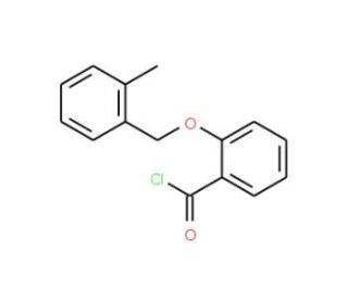 2-[(2-methylbenzyl)oxy]benzoyl chloride - chemical structure image