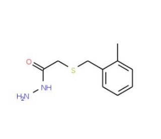 2-[(2-Methylbenzyl)thio]acetohydrazide - chemical structure image