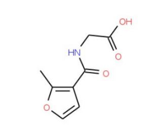 2-[(2-methylfuran-3-yl)formamido]acetic acid - chemical structure image