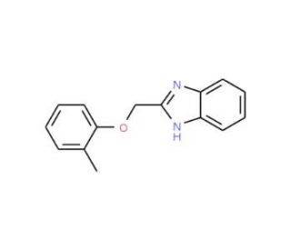 2-[(2-methylphenoxy)methyl]-1H-benzimidazole (CAS 3156-23-8) - chemical structure image