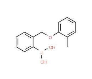 2-[(2-Methylphenoxy)methyl]benzeneboronic acid (CAS 170924-68-2) - chemical structure image
