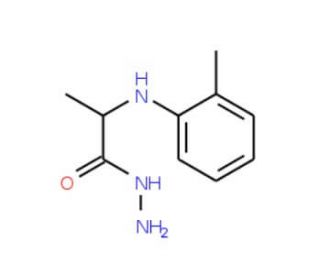 2-[(2-Methylphenyl)amino]propanohydrazide - chemical structure image