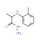 2-[(2-Methylphenyl)amino]propanohydrazide - chemical structure image