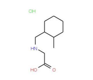 2-{[(2-methylphenyl)methyl]amino}acetic acid hydrochloride - chemical structure image