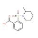 2-[(2-methylpiperidin-1-yl)sulfonyl]benzoic acid - chemical structure image