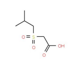 2-[(2-methylpropane)sulfonyl]acetic acid - chemical structure image